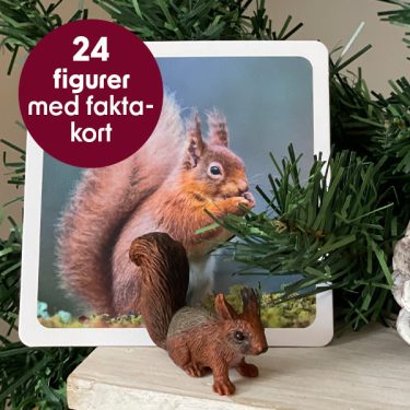 Julkalender för barn - Husdjur och skogsdjur - 24 djurfigurer och faktakort - Image 2