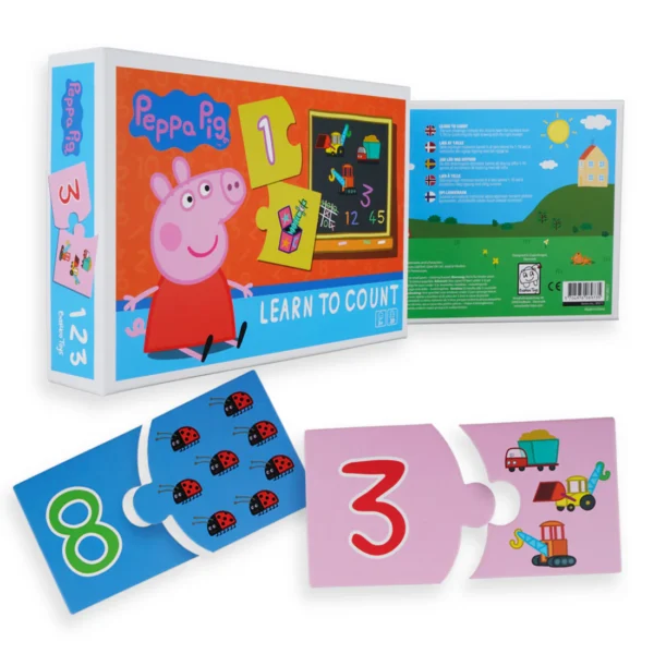 Peppa Pig telle-pussle-spill