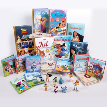 Julkalender för barn - Disney-kalender med böcker och figurer