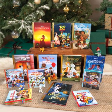 Julkalender för barn - Disney-kalender med böcker och figurer